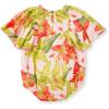 imageBurts Bees Baby Baby Girls Romper  100 Organic Cotton OnePiece Shortall Girl Outfit for Sizes Newborn to 24 MonthsAustralian Blooms