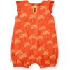 imageBurts Bees Baby Baby Girls Romper  100 Organic Cotton OnePiece Shortall Girl Outfit for Sizes Newborn to 24 MonthsGolden Palms