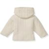 imageBurts Bees Baby Baby Girls Sweatshirts Lightweight Zipup Jackets ampamp Hooded Coats Organic CottonQuilted Oat