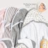 imageBurts Bees Baby Hooded Towels Absorbent Knit Terry Super Soft Single Ply 100 Organic CottonAbeec