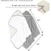 imageBurts Bees Baby Hooded Towels Absorbent Knit Terry Super Soft Single Ply 100 Organic CottonGreen Avocados
