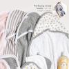 imageBurts Bees Baby Hooded Towels Absorbent Knit Terry Super Soft Single Ply 100 Organic CottonHello Moon