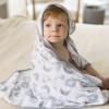imageBurts Bees Baby Hooded Towels Absorbent Knit Terry Super Soft Single Ply 100 Organic CottonHello Moon Quarry