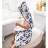 imageBurts Bees Baby Hooded Towels Absorbent Knit Terry Super Soft Single Ply 100 Organic CottonIndigo Moons