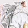 imageBurts Bees Baby Hooded Towels Absorbent Knit Terry Super Soft Single Ply 100 Organic CottonIndigo Moons