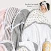 imageBurts Bees Baby Hooded Towels Absorbent Knit Terry Super Soft Single Ply 100 Organic CottonLittle Ducks