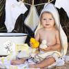 imageBurts Bees Baby Hooded Towels Absorbent Knit Terry Super Soft Single Ply 100 Organic CottonLittle Ducks