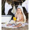 imageBurts Bees Baby Hooded Towels Absorbent Knit Terry Super Soft Single Ply 100 Organic CottonLittle Ducks