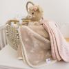 imageBurts Bees Baby Hooded Towels Absorbent Knit Terry Super Soft Single Ply 100 Organic CottonWhimsical Floral