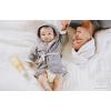 imageBurts Bees Baby Kids Hooded BathrobeHeather Grey