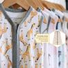 imageBurts Bees Baby Unisex Beekeeper Wearable Blanket Organic Cotton  Light Weight or Medium Weight  Newborn EssentialsGiraffes