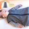 imageBurts Bees Baby Unisex Beekeeper Wearable Blanket Organic Cotton  Light Weight or Medium Weight  Newborn EssentialsMidnight Stripe