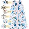 imageBurts Bees Baby Unisex Beekeeper Wearable Blanket Organic Cotton  Light Weight or Medium Weight  Newborn EssentialsQuilted Botanical Gardens