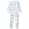 imageBurts Bees Baby babyboys Sleeper Pjs 100 Organic Cotton Onepiece Footie Zip Up Jumpsuit Snug Fit PajamasHappy Earth Hands