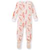 imageBurts Bees Baby babyboys Sleeper Pjs 100 Organic Cotton Onepiece Footie Zip Up Jumpsuit Snug Fit PajamasWatercolor Gecko