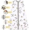 imageBurts Bees Baby unisexbaby Beekeeper Wearable Blanket 100 Organic Cotton Swaddle Transition Sleeping BagA Bee C Cloud