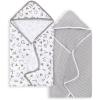 imageBurts Bees Baby Hooded Towels Absorbent Knit Terry Super Soft Single Ply 100 Organic CottonAbeec