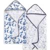 imageBurts Bees Baby Hooded Towels Absorbent Knit Terry Super Soft Single Ply 100 Organic CottonHello Moon