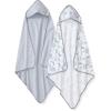 imageBurts Bees Baby Hooded Towels Absorbent Knit Terry Super Soft Single Ply 100 Organic CottonHello Moon Quarry