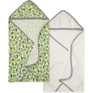 imageBurts Bees Baby Hooded Towels Absorbent Knit Terry Super Soft Single Ply 100 Organic CottonAvocrazy