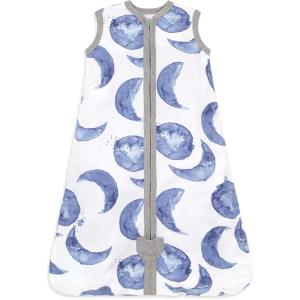 imageBurts Bees Baby Unisex Beekeeper Wearable Blanket Organic Cotton  Light Weight or Medium Weight  Newborn EssentialsBlue