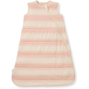 imageBurts Bees Baby Unisex Newborn Essentials 100 Organic Cotton Beekeeper Wearable BlanketQuilted Pink Sand Rugby Stripe