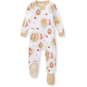 imageBurts Bees Baby babyboys Sleeper Pjs 100 Organic Cotton Onepiece Footie Zip Up Jumpsuit Snug Fit PajamasEaster Breakfast