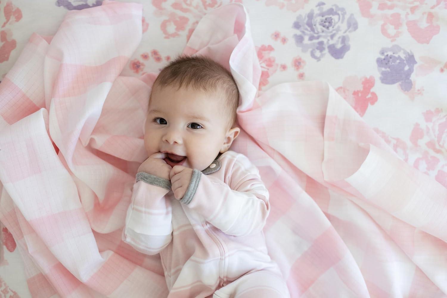 imageBurts Bees Baby  Swaddles Muslin Cotton Baby Blankets 3Pack Multipurpose Lightweight ampamp Breathable 100 Organic CottonGraceful Swans