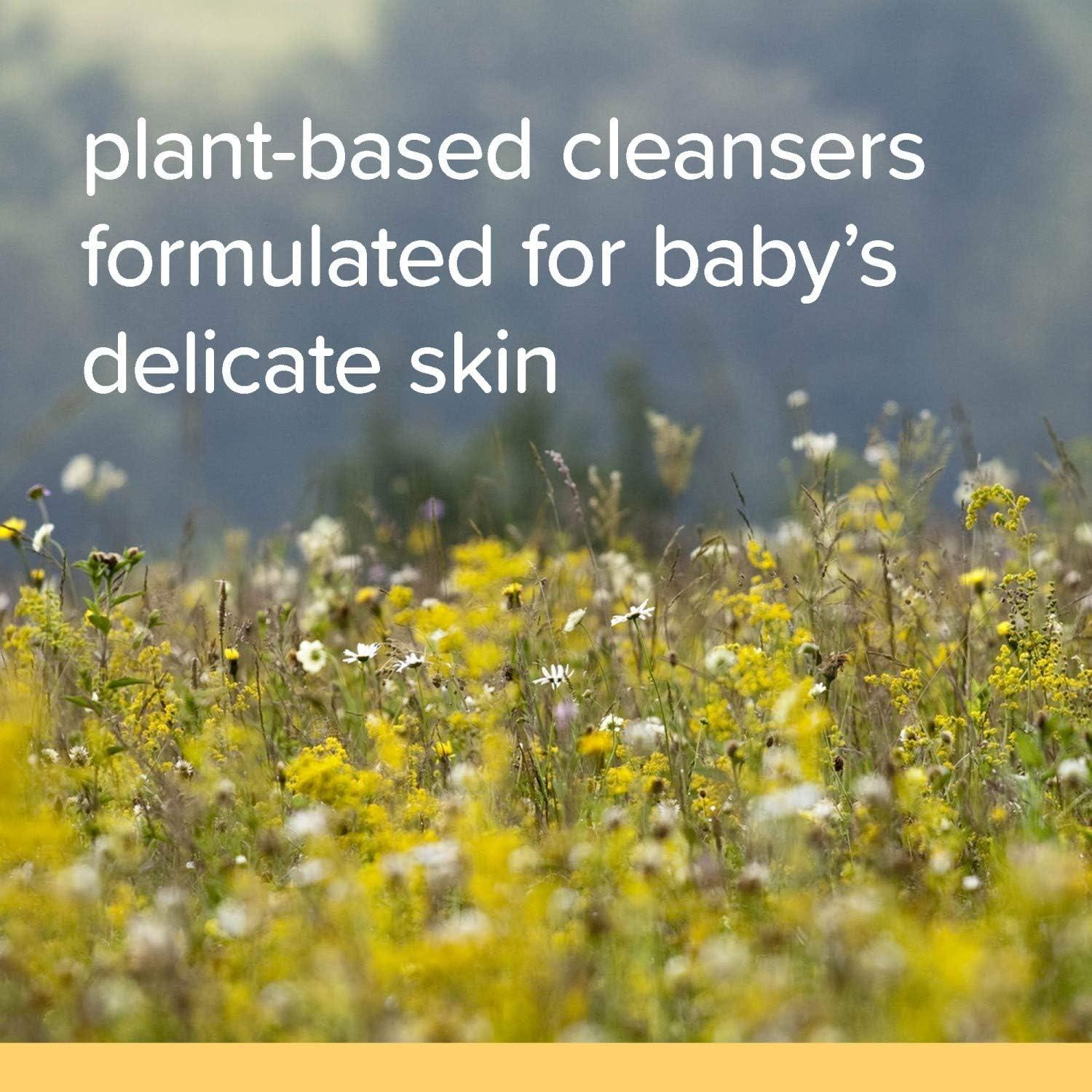 imageBurts Bees Baby Shampoo and Wash Set 2in1 Natural Origin Plant Based Formula for Sensitive Skin Original Fresh Scent TearFree Paraben Free Pediatrician Tested 3 Bottles 63 oz 21 oz 3Pack