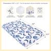 imageBurts Bees Baby  Fitted Crib Sheet Girls Boys ampamp Unisex 100 Organic Cotton Crib Sheet for Standard Crib ampamp Toddler Mattresses Pack of 2Grey Bees