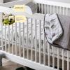 imageBurts Bees Baby  Fitted Crib Sheet Girls Boys ampamp Unisex 100 Organic Cotton Crib Sheet for Standard Crib ampamp Toddler Mattresses Pack of 2Happy Herbivores