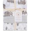 imageBurts Bees Baby  Swaddles Muslin Cotton Baby Blankets 3Pack Multipurpose Lightweight ampamp Breathable 100 Organic CottonNeutral Elephants