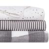 imageBurts Bees Baby  Swaddles Muslin Cotton Baby Blankets 3Pack Multipurpose Lightweight ampamp Breathable 100 Organic CottonStars