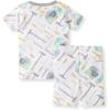 imageBurts Bees Baby Baby Boys Pajamas Sleeve Tee and Shorts 2Piece Pj Set 100 Organic CottonTool Box