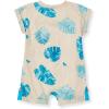 imageBurts Bees Baby Baby Boys Short Sleeve Rompers 100 Organic Cotton OnePiece Coverall and Layette SetBold Palms
