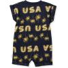 imageBurts Bees Baby Baby Boys Short Sleeve Rompers 100 Organic Cotton OnePiece Coverall and Layette SetUsa