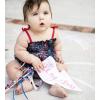 imageBurts Bees Baby Baby Girls Strap Romper 100 Organic Cotton Onepiece Bubble Shortall and Layette Set Girl OutfitCelebrate America