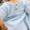 imageBurts Bees Baby Baby Girls Top and Shorts Set Tunic and Shorts Bundle 100 Organic CottonBlue Herizon