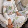 imageBurts Bees Baby Baby Mens Family Christmas Pajamas Matching SetsOrganic Cotton PJs for Kids Toddlers Adults Winter Cabin 2024 Small