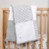 imageBurts Bees Baby Infant Reversible Blankets 100 Organic Cotton GOTS Certified  Pine Forest Prints with Quilting Pattern Soft Nursery Blanket with 100 Polyester Fill for Size 30 x 40 InchHeather Grey Dottie Bee
