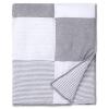 imageBurts Bees Baby Infant Reversible Blankets 100 Organic Cotton GOTS Certified  Pine Forest Prints with Quilting Pattern Soft Nursery Blanket with 100 Polyester Fill for Size 30 x 40 InchHeather Grey Dottie Bee