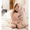 imageBurts Bees Baby Toddler Hooded Animal Character Towels Organic Cotton Unisex Bath Essentials Soft Nursery Towel for KidsBunny