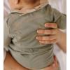 imageBurts Bees Baby Unisex Bodysuit and Pant Set 100 Organic CottonMarine Green