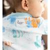 imageBurts Bees Baby babyboys Footless Sleepers 100 Organic Cotton Onepiece Diagonal Zip Up Jumpsuit Snug Fit PajamasUnder the Sea