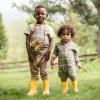imageBurts Bees Baby babyboys Shirt and Pant Set Top ampamp Bottom Outfit Bundle 100 Organic CottonHolland Stripe