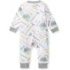 imageBurts Bees Baby babyboys Sleep and Play Pjs 100 Organic Cotton Onepiece Zip Front Footless Romper Jumpsuit PajamasTool Box