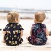 imageBurts Bees Baby babyboys Sleeveless Romper 100 Organic Cotton Onepiece Romper SuitCelebrate America