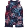 imageBurts Bees Baby babyboys Sleeveless Romper 100 Organic Cotton Onepiece Romper SuitCelebrate America