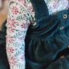 imageBurts Bees Baby babygirls Dress Set Infant ampamp Toddler Short ampamp Longsleeve 100 Organic CottonPoinsettia Fair Isle