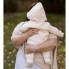 imageBurts Bees Baby babygirls Infant Bunting Jumpsuit 100 Organic Cotton Onepiece Long Sleeve Outfit CoverallOat Quilted Bunting